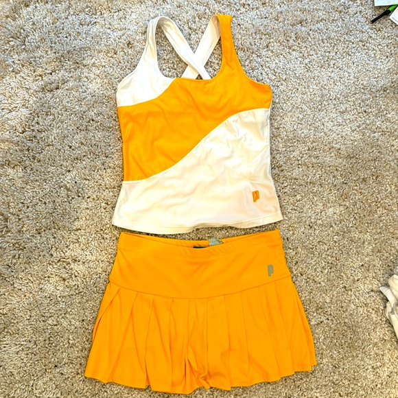 Prince tennis/pickleball tank & skirt. Size M. - Picture 1 of 3